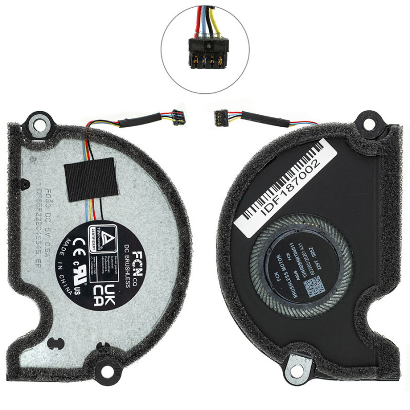 Вентилятор для ноутбука Asus ROG Zephyrus M16 GU604VI GU604VY RAM FAN 5 V 13NR0BR0T04011 6033B0120201 DFS5F22B049545