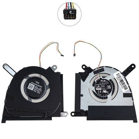 Вентилятор Asus TUF Dash FX517ZM FX517ZR 90NR09Q3-M006K0 FX517ZM-HQ076 13NR0990T02021 13NR0990T02011 DQ5DC79G002 DFSCL42P16593U