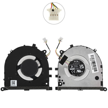 Вентилятор Asus VivoBook K6502HC K6502HE K6602HC 12 V K6502HC-LP047W K6502HC-MA060W K6502HC-LP041 K6502HC-LP078 K6502HC-LP077