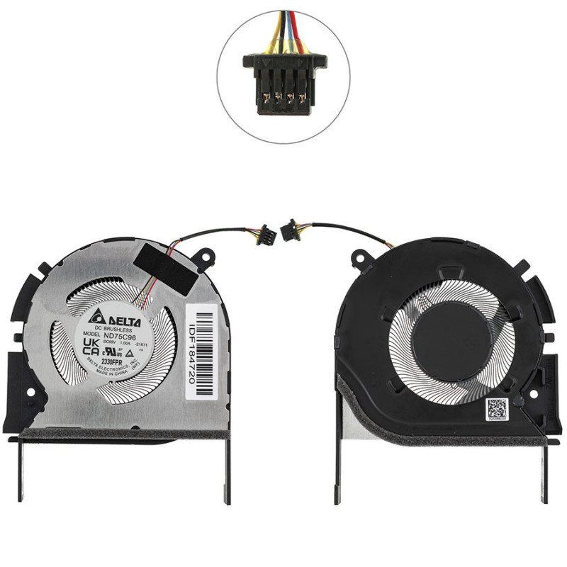 Вентилятор для ноутбука Asus VivoBook N7401ZE GPU FAN DQ5D586G005
