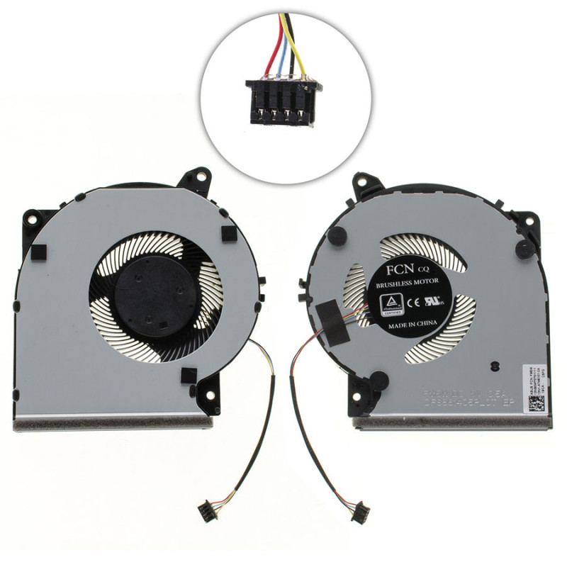 Вентилятор ASUS X509MA X509UA 90NB0N92-M01980 EK131 13NB0MT0T01011 13NB0MT0T01111 13NB0MT0T01211 3NB0MT0T01311 DFS561405PL0T