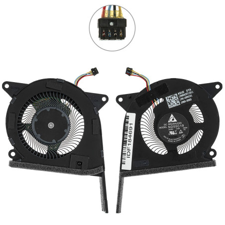 Вентилятор для ноутбука Asus Zenbook UX392FA UX392FN UX392FA-AB002T UX392FA-AB007T ND55C19-18G04 13N1-6XM0201 ND55C19 6XM0201