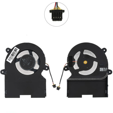 Вентилятор для ноутбука Asus Zenbook Duo UX582LR UX582LR-H2026R UX582LR-H2025R ND85C35-20D21 13N1-BYM0501 H2026R ND85C35 BYM050