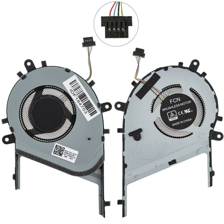 Вентилятор для ноутбука Asus Zenbook Flip UX562FD UX562FD-EZ059T DFS5K123043633 13N1-5XM0401 EZ059T 13N1 5XM0401