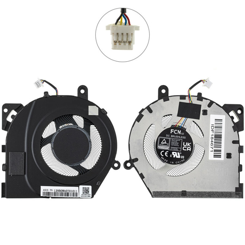 Вентилятор Asus Zenbook S UM5302TA UM5302TA-LV497W LV496W LV498W LV495W LX566W LV523W LV519W LV216W DFS5K1221416P HQ23300310000 Вентилятор Asus Zenbook S UM5302TA UM5302TA-LV497W LV496W LV498W LV495W LX566W LV523W LV519W LV216W DFS5K1221416P HQ23300310000