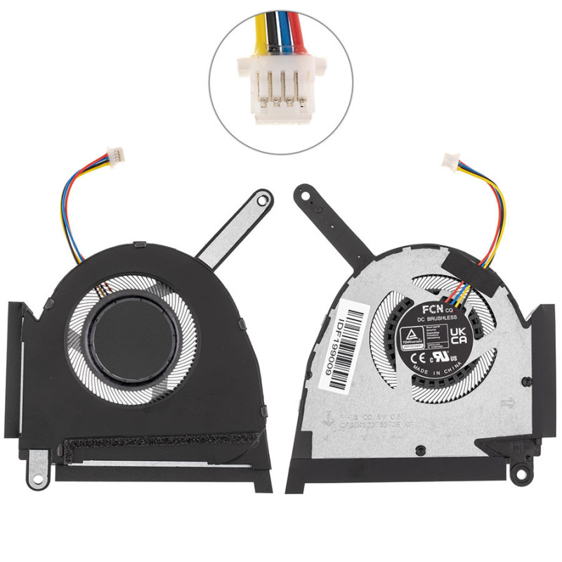 Вентилятор ASUS TUF Dash FX517ZC FX517ZE 13NR0950P01011 90NR09L3 M00H30 M005M0 HN098 HN058 DQ5D587G004 22C3-05AW DFS5K22305283E Вентилятор ASUS TUF Dash FX517ZC FX517ZE 13NR0950P01011 90NR09L3 M00H30 M005M0 HN098 HN058 DQ5D587G004 22C3-05AW DFS5K22305283E
