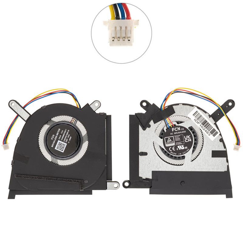 Вентилятор ASUS TUF Dash F15 FX517ZC FX517ZE 13NR0950P02011 90NR0953-M003J0 FX517ZE-HN046 DQ5D587G005 22BP-02OM DFS5K22115371E Вентилятор ASUS TUF Dash F15 FX517ZC FX517ZE 13NR0950P02011 90NR0953-M003J0 FX517ZE-HN046 DQ5D587G005 22BP-02OM DFS5K22115371E