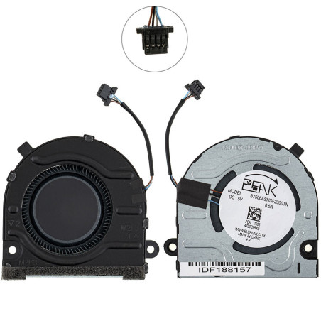 Вентилятор для ноутбука Dell Inspiron 5310 Vostro 5310 06T5J2 023.100MJ.0011 023.100MI.0011 B7506ASHSF2300TN 100MJ 100MI