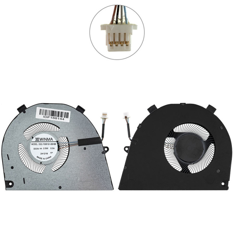 Вентилятор Dell Inspiron 5625 Vostro 7620 0T8R2T 023.100QC.0001 FCNFPY1DFS5K12B159A1R T8R2T 023.100QC.0021 EGC-70061F1-0AH 100Q Вентилятор Dell Inspiron 5625 Vostro 7620 0T8R2T 023.100QC.0001 FCNFPY1DFS5K12B159A1R T8R2T 023.100QC.0021 EGC-70061F1-0AH 100Q