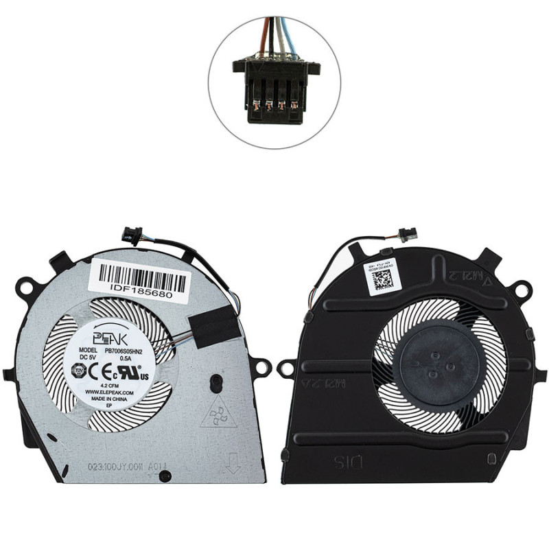 Вентилятор Dell Inspiron 7405 Vostro 5501 Latitude 3510 023.100JX.0021 BN7506S5H-N02P FCN FMG0 DFS5K12214614 023.100JY.0011 Вентилятор Dell Inspiron 7405 Vostro 5501 Latitude 3510 023.100JX.0021 BN7506S5H-N02P FCN FMG0 DFS5K12214614 023.100JY.0011