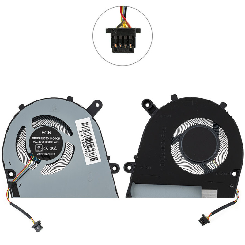 Вентилятор для ноутбука Dell Inspiron 7490 Vostro 5490 5498 9JN72 YV2YK DC28000NRS0