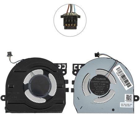 Вентилятор для ноутбука Dell Latitude 5320 EG50040S1-CM30-S9A 023.100LA.0021 0CJCNP EG50040S1 CM30 100LA S9A 0021