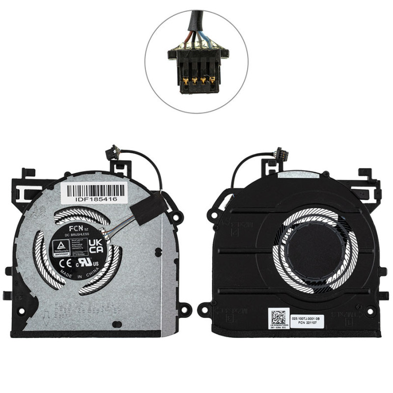 Вентилятор для ноутбука Dell Latitude 5340 DFS5K12B15E6AH 09WH82 EG50040S1-CU70-S9A 023.100TJ.0001 EG50040S1 CU70 100TJ Вентилятор для ноутбука Dell Latitude 5340 DFS5K12B15E6AH 09WH82 EG50040S1-CU70-S9A 023.100TJ.0001 EG50040S1 CU70 100TJ