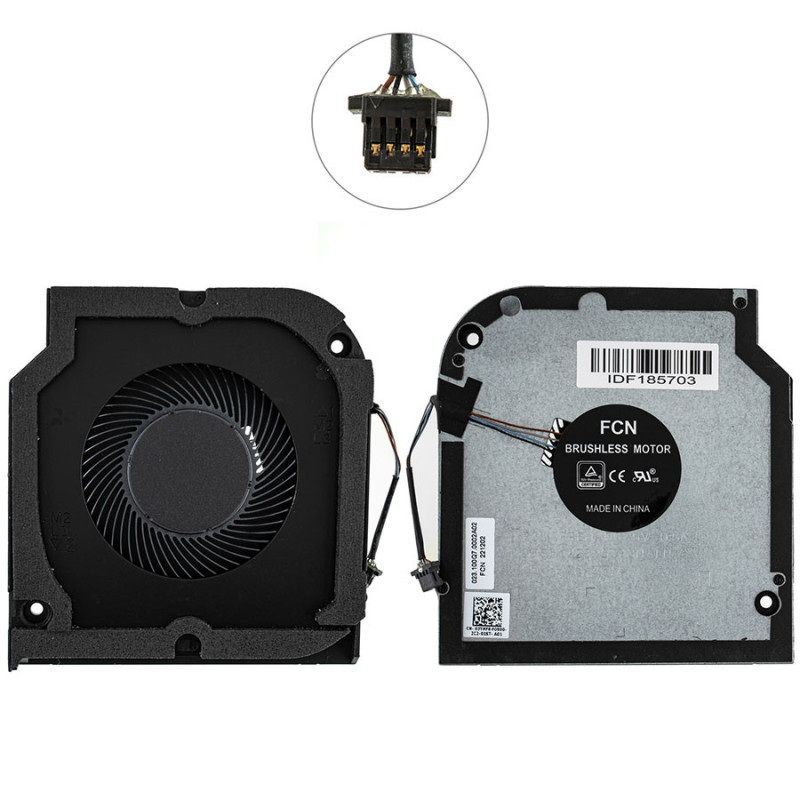 Вентилятор для ноутбука Dell Latitude 5530 Precision 3570 023.100Q7.0002 DFS5K22305283N 100Q7 Вентилятор для ноутбука Dell Latitude 5530 Precision 3570 023.100Q7.0002 DFS5K22305283N 100Q7