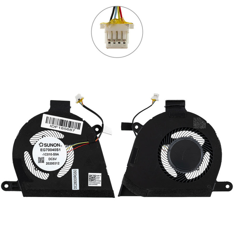 Вентилятор для ноутбука Dell Latitude 9510 DC28000OID0 EG70040S1-1C010-S9A DC28000RGS0 EG70040S1 1C010 S9A Вентилятор для ноутбука Dell Latitude 9510 DC28000OID0 EG70040S1-1C010-S9A DC28000RGS0 EG70040S1 1C010 S9A