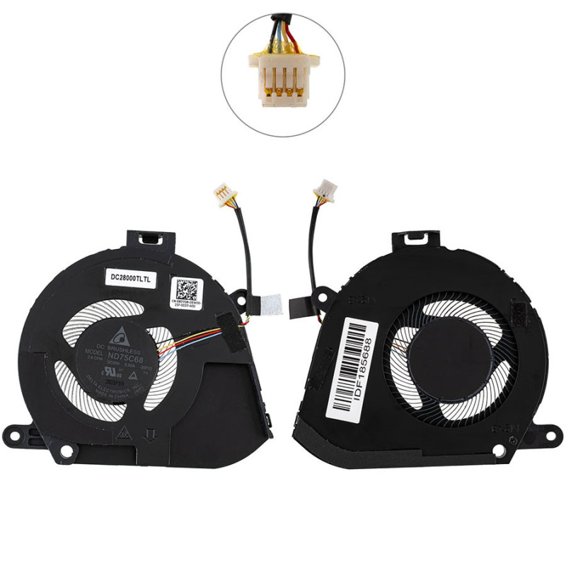 Вентилятор для ноутбука Dell Latitude 9520 EG50040S1-CM40-S9A ND75C68 0X77GN DC28000TLTL EG50040S1 CM40 S9A Вентилятор для ноутбука Dell Latitude 9520 EG50040S1-CM40-S9A ND75C68 0X77GN DC28000TLTL EG50040S1 CM40 S9A