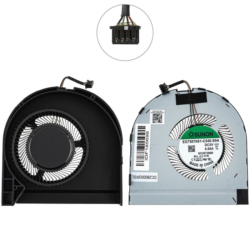 Вентилятор для ноутбука Dell Precision 7560 0CD6WC CD6WC 0M06D7 M06D7 EG75070S1-C540-S9A DC28000QRSL EG75070S1 C540 S9A Вентилятор для ноутбука Dell Precision 7560 0CD6WC CD6WC 0M06D7 M06D7 EG75070S1-C540-S9A DC28000QRSL EG75070S1 C540 S9A