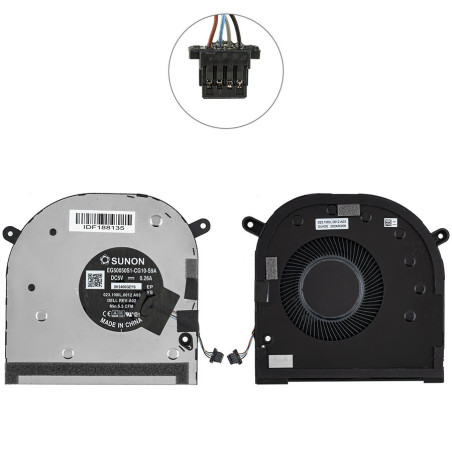 Вентилятор для ноутбука Dell XPS 17 9700 9710 Precision 5750 5760 EG50060S1-C501-S9A 0P2FY9 023.100IL.0012 023.100IV.0002 100IL