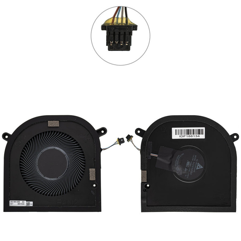 Вентилятор для ноутбука Dell XPS 17 9700 9710 Precision 5750 5760 EG50060S1-C501-S9A 0P2FY9 023.100IL.0012 023.100IV.0002 C501 Вентилятор для ноутбука Dell XPS 17 9700 9710 Precision 5750 5760 EG50060S1-C501-S9A 0P2FY9 023.100IL.0012 023.100IV.0002 C501