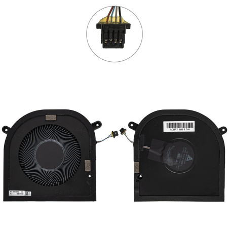 Вентилятор для ноутбука Dell XPS 17 9700 9710 Precision 5750 5760 EG50060S1-C501-S9A 0P2FY9 023.100IL.0012 023.100IV.0002 C501