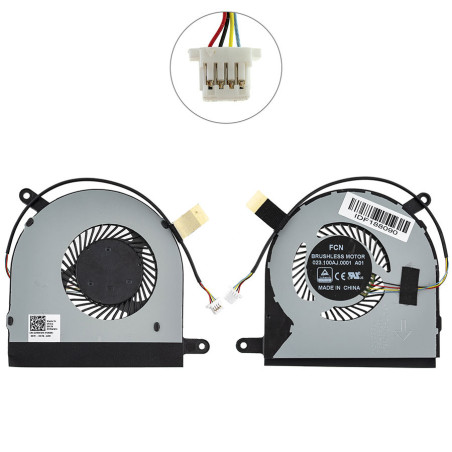 Вентилятор для ноутбука Dell Inspiron 7773 7778 7779 023.100AJ.0011 0YJ94J DFS501105PQ0T 035WWH 100AJ