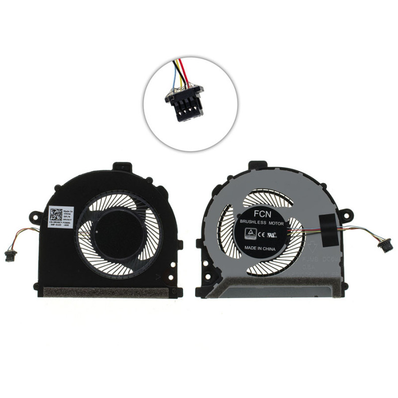 Вентилятор для ноутбука Dell Inspiron 13 5370 Vostro 14 5471 4 pin 0RV0CY RV0CY Вентилятор для ноутбука Dell Inspiron 13 5370 Vostro 14 5471 4 pin 0RV0CY RV0CY
