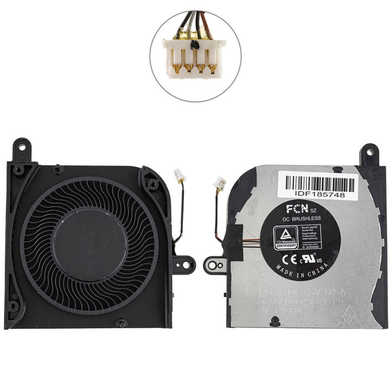 Вентилятор для ноутбука Dell Latitude 5424 5430 5431 EG50050S1-CH10-S9A 0HX40M AT30K002ZAL FCN FN71 DFS5K12304363T EG50050S1 Вентилятор для ноутбука Dell Latitude 5424 5430 5431 EG50050S1-CH10-S9A 0HX40M AT30K002ZAL FCN FN71 DFS5K12304363T EG50050S1