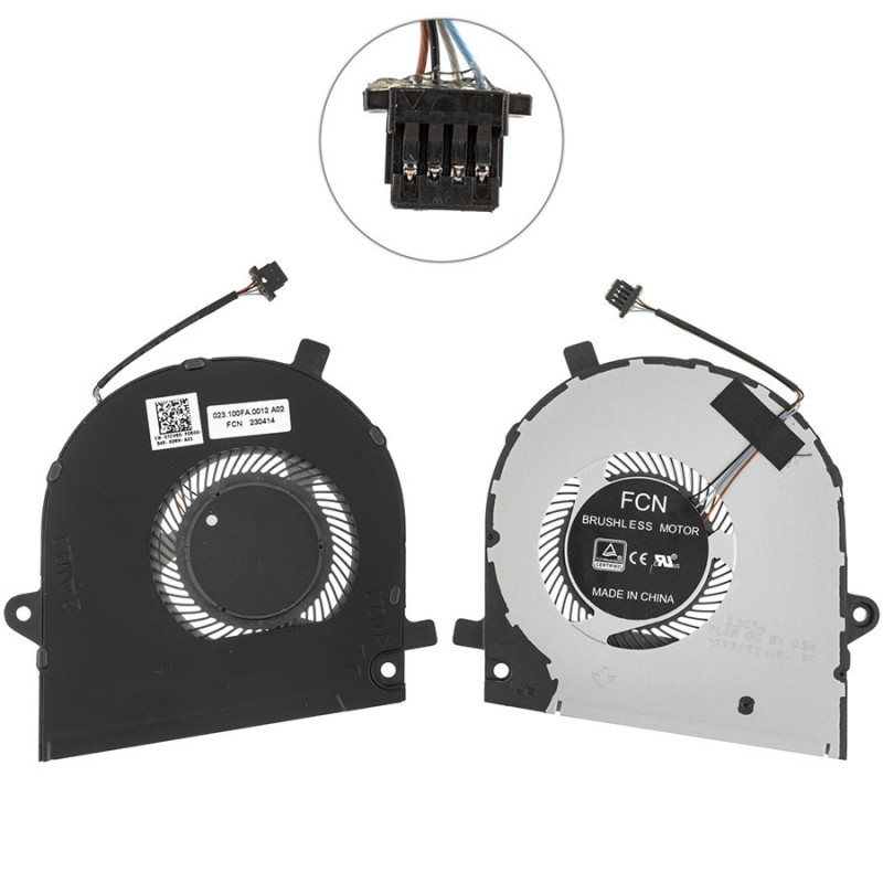 Вентилятор для ноутбука DELL VOSTRO 5390 5391 Inspiron 7391 Latitude 3301 0TCV60 023.100FA.0011 FLFR DFS5K12214161J 100FA Вентилятор для ноутбука DELL VOSTRO 5390 5391 Inspiron 7391 Latitude 3301 0TCV60 023.100FA.0011 FLFR DFS5K12214161J 100FA
