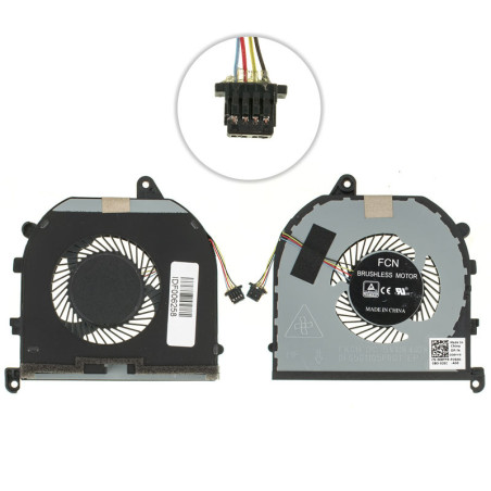 Вентилятор для ноутбука DELL XPS 15 9570 008YY9 08YY9 DFS501105PR0T 0F01PX F01PX NS75C00-18L25 NS75C00 18L25