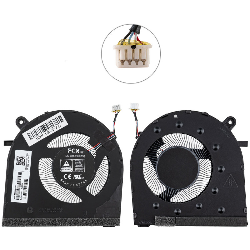 Вентилятор для ноутбука HP 16-F 16T-F 16-F1013DX 16-F0023DX F1013DX 16 F0023DX Вентилятор для ноутбука HP 16-F 16T-F 16-F1013DX 16-F0023DX F1013DX 16 F0023DX