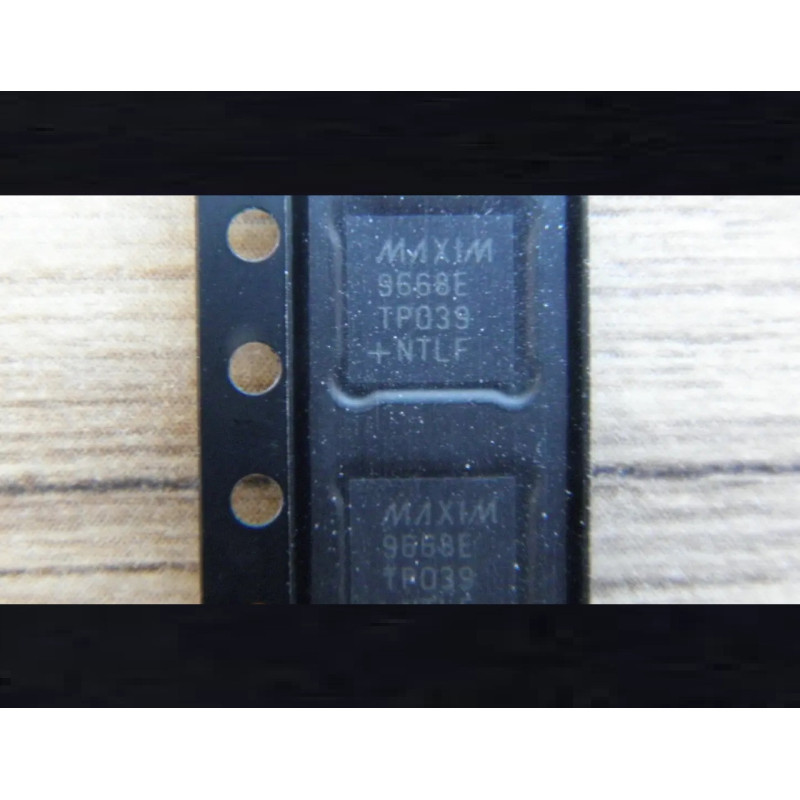 Микросхема MAX9668ETP MAX9668E 9668E