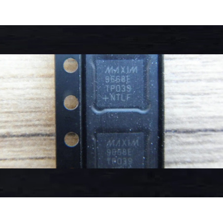 Микросхема MAX9668ETP MAX9668E 9668E