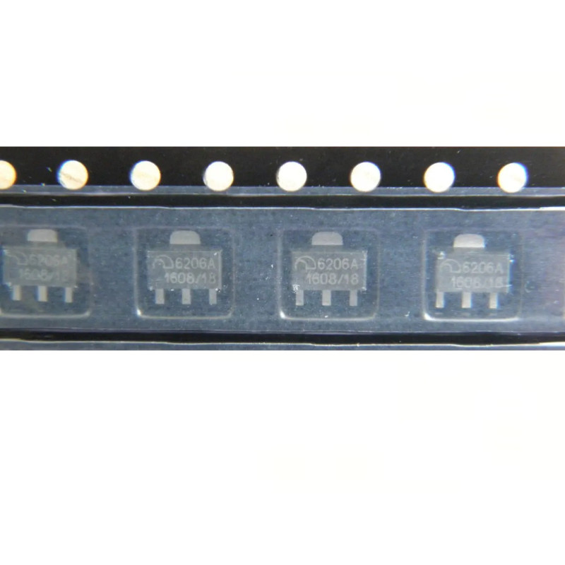 Микросхема ME6206A18PG XC6206P182PR 6206-1.8V SOT-89