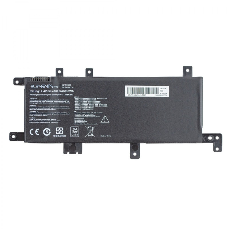 Батарея Asus VivoBook A542 F542 P1501 R542 X542 7.4V 4700mAh C21N1634 0B200-02550200 0B20002550200 Батарея Asus VivoBook A542 F542 P1501 R542 X542 7.4V 4700mAh C21N1634 0B200-02550200 0B20002550200