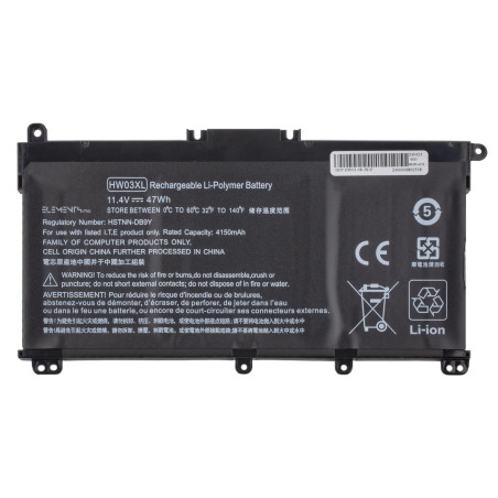 Батарея HP Pavilion 15-EG 15-EH 15T-EG 15Z-EH 17-CN 17-CP 17S-CU 17T-CN 17Z-CP 11.4V 4150mAh HW03XL