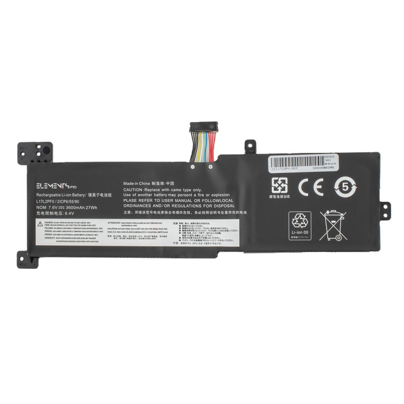 Батарея Lenovo IdeaPad 330-15ARR 330-15ICN Type 81D2 81D3 81EY 7.6V 3600mAh 27wH 17D2PF1 L17L2PF0 L17M2PF0 5B10Q41212
