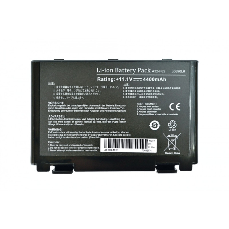 Батарея Asus F52 F82 K40 K50 K51 K60 K61 K70 X87 90-NVD1B1000Y 90NVD1B1000 A32-F52 A32-F82 L0690L6 L0A2016 11.1V 4400mAh Батарея Asus F52 F82 K40 K50 K51 K60 K61 K70 X87 90-NVD1B1000Y 90NVD1B1000 A32-F52 A32-F82 L0690L6 L0A2016 11.1V 4400mAh