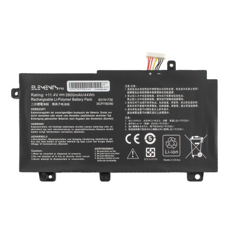 Батарея Asus FX80 FX86 FX504 FX505 TUF504 TUF505 11.4V 3900mAh B31N1726 B21N1818 0B200-03190400 0B200-03190500 0B200-031