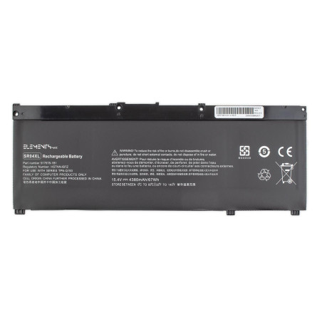 Батарея HP Omen 15-CE 15-CB 15-DC 15-CX 17-CB 15.4V 4380mAh 67Wh SR04XL HSTNN-DB7W 917724-855 HSTNN-IB7Z 917678-1B1 9176