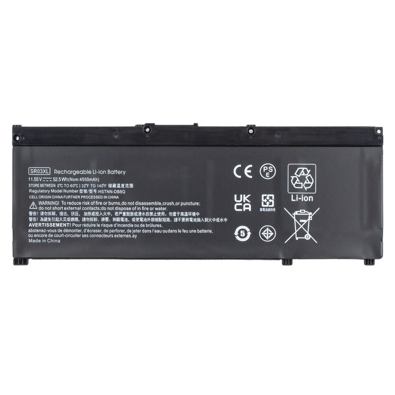 Батарея HP Pavilion men 15-CX 15-ce 15-cb 15-dc 15-cn 15-cp 15m-cp 17-cb SR04XL 3KS71PA L08855-856 11.55V 52.5Wh 4550mAh Батарея HP Pavilion men 15-CX 15-ce 15-cb 15-dc 15-cn 15-cp 15m-cp 17-cb SR04XL 3KS71PA L08855-856 11.55V 52.5Wh 4550mAh