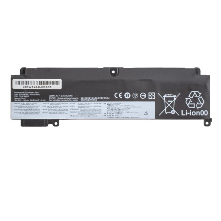 Батарея Lenovo ThinkPad T460s T470s 11.4V 26Wh 01AV405 01AV406 SB10J79002 01AV407 01AV408 01AV462