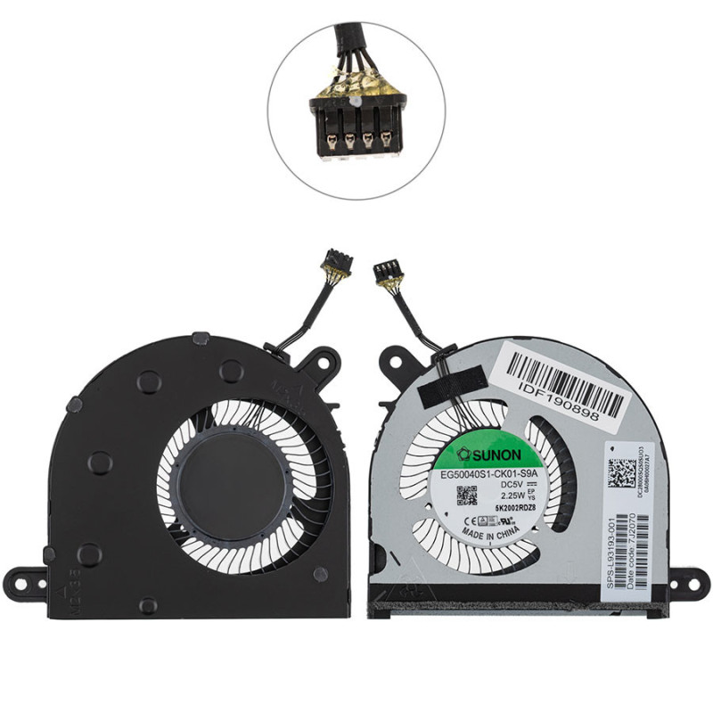 Вентилятор для ноутбука HP ENVY x360 15m-ed Вентилятор для ноутбука HP ENVY x360 15m-ed