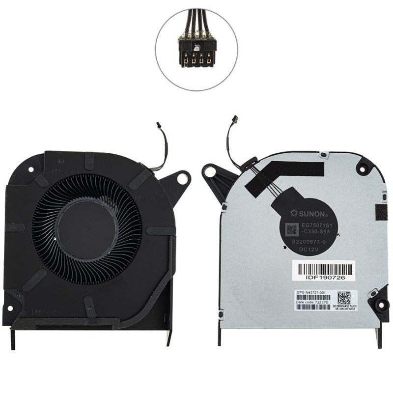 Вентилятор HP Omen 9 Slim Laptop 16-U 12V Transcend 16 16-u0000 765R9AV 765S0AV 765S3AV 7C0V4AV 7C0V5AV 7C0V6AV DC280016BS0 Вентилятор HP Omen 9 Slim Laptop 16-U 12V Transcend 16 16-u0000 765R9AV 765S0AV 765S3AV 7C0V4AV 7C0V5AV 7C0V6AV DC280016BS0