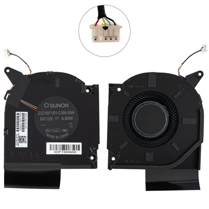 Вентилятор HP OMEN 9 PLUS 16-WF 16-XF 12V 16.1 inch 16-wf0000 755F3AV 755F7AV 755F8AV 755G1AV 755G3AV 16-xf0000 758Q7AV 758Q9AV Вентилятор HP OMEN 9 PLUS 16-WF 16-XF 12V 16.1 inch 16-wf0000 755F3AV 755F7AV 755F8AV 755G1AV 755G3AV 16-xf0000 758Q7AV 758Q9AV