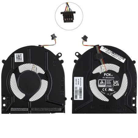 Вентилятор HP 14-ek0007nia 14-ek0330nd 14-ek0006nb 14-ek0002nk x360 14-ek0058TU 14-ek0012ne 14-ek0027ci 14-ek0903ng 14-ek0474nd