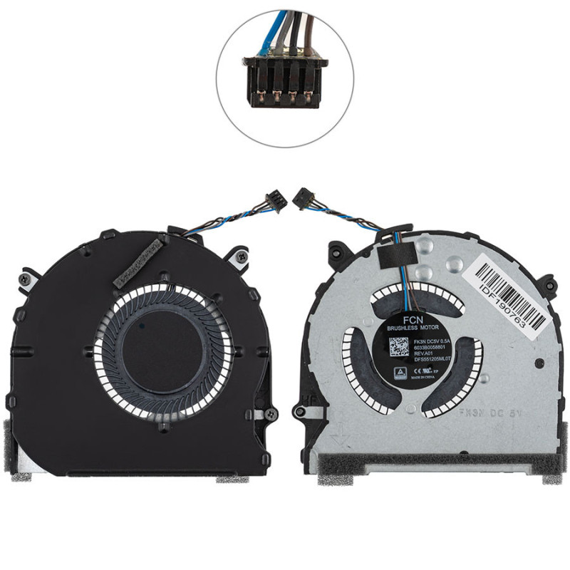 Вентилятор HP ProBook 640 G4 DFS551205ML0T 6033B0058801 L09535-001 L58690-001 6033B0068201 6033B0068301 NS75C22-18H18 L09535 Вентилятор HP ProBook 640 G4 DFS551205ML0T 6033B0058801 L09535-001 L58690-001 6033B0068201 6033B0068301 NS75C22-18H18 L09535