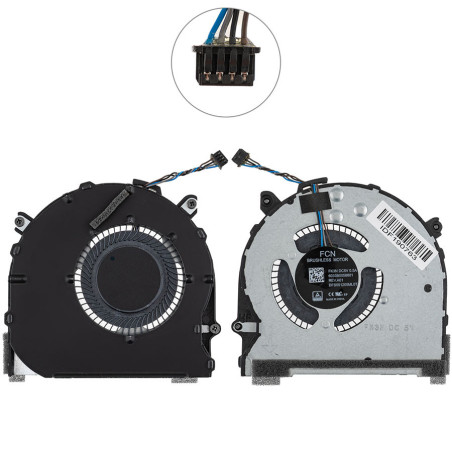 Вентилятор HP ProBook 640 G4 DFS551205ML0T 6033B0058801 L09535-001 L58690-001 6033B0068201 6033B0068301 NS75C22-18H18 L09535