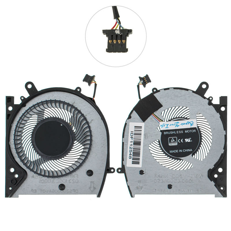 Вентилятор для ноутбука HP Envy 13-AQ 13-AR 13-AG 4pin L19599-001 L19599 001 4 pin