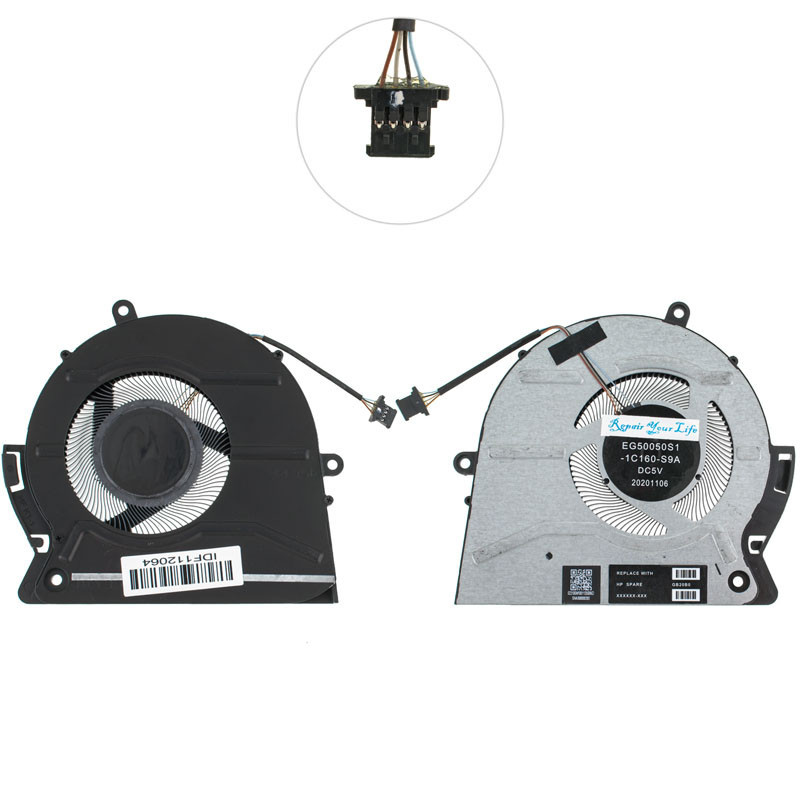 Вентилятор HP Envy 436X1AV 17m-ch1000 436X2AV 17-ch2000 4U9X6AV 17-ch2000 4U9X7AV EG50050S1-1C160-S9A 023.100M.1001 EG50050S1