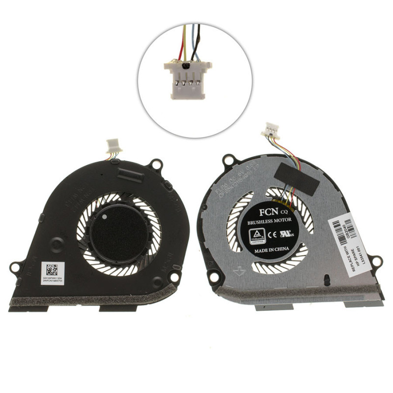 Вентилятор для ноутбука HP Envy x360 15-DS 15-DR 15M-DS DC 5V 0.5A 4pin L53541-001 L53541 001 15M DS 5 V 0.5 A 4 pin